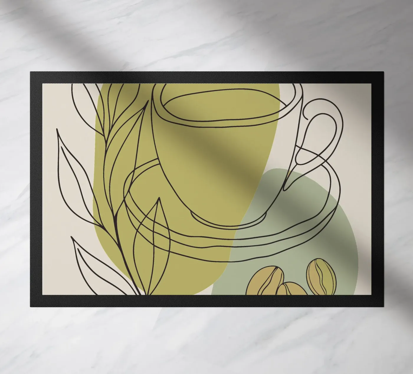 Coffee Cups doormat by RELAXING TOUCH