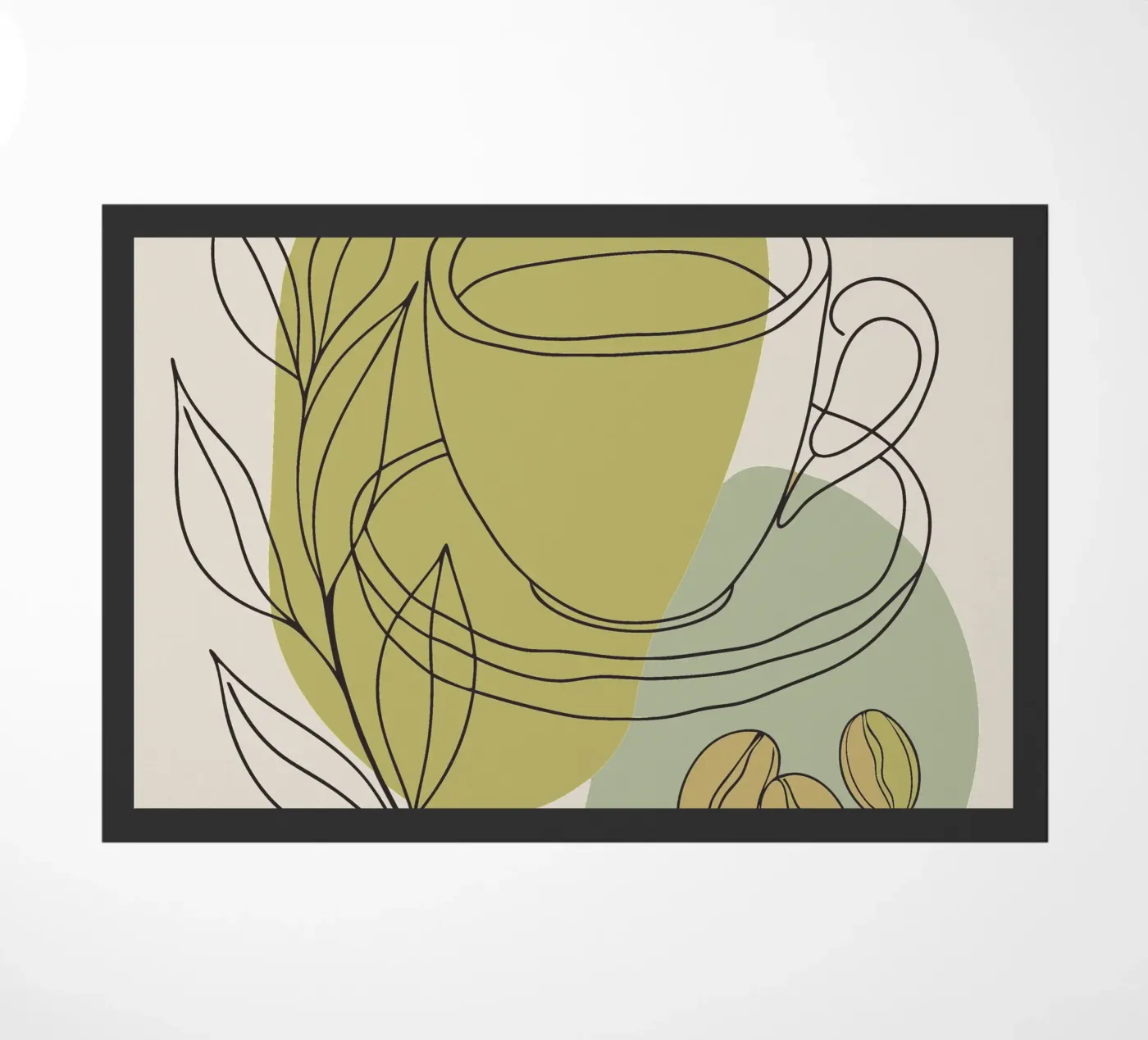 Coffee Cups doormat by RELAXING TOUCH