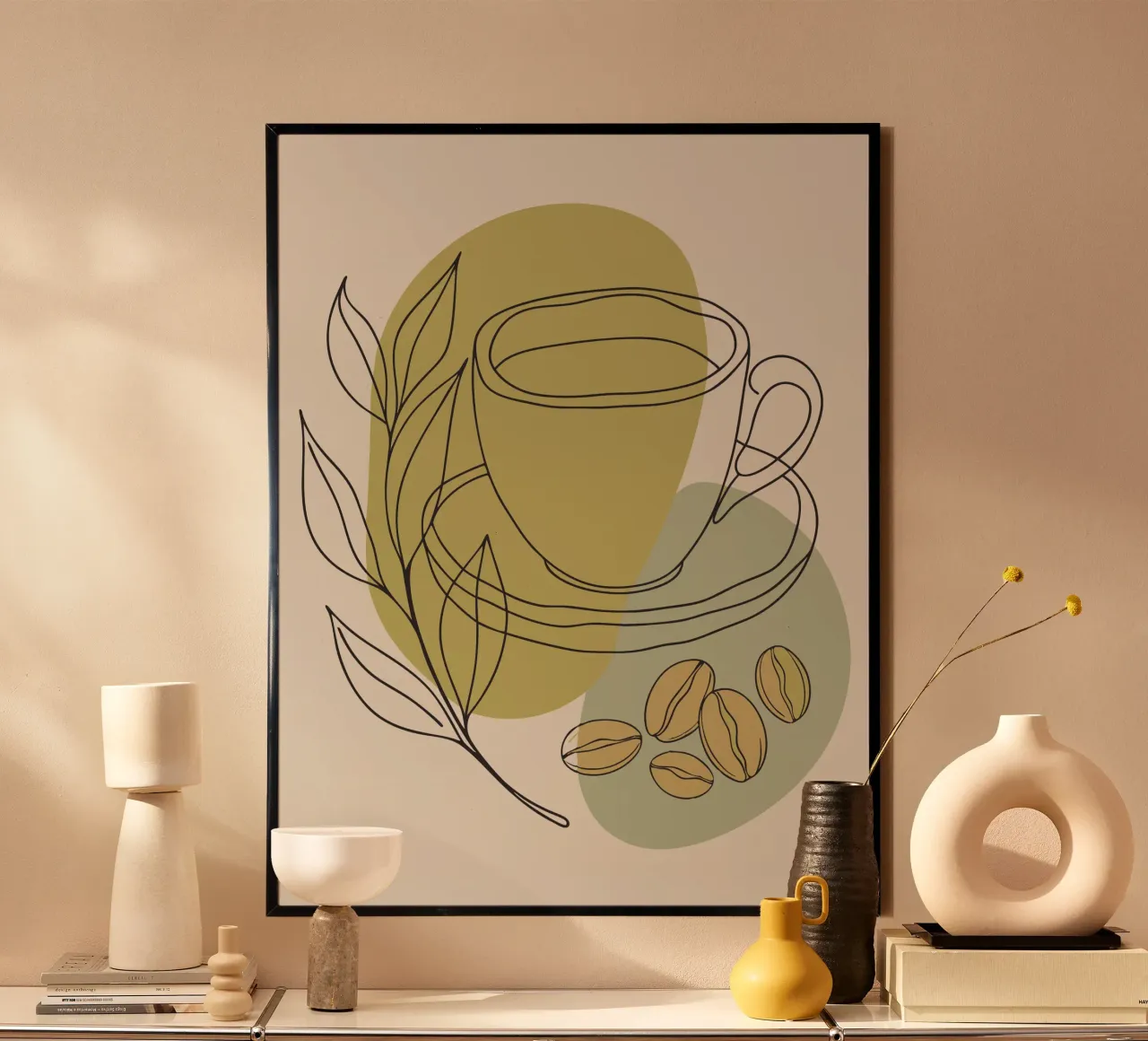 Tazze da caffè poster con telaio in alluminio da RELAXING TOUCH
