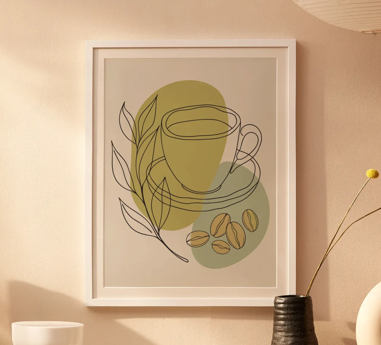 Tazze da caffè poster con telaio in alluminio da RELAXING TOUCH