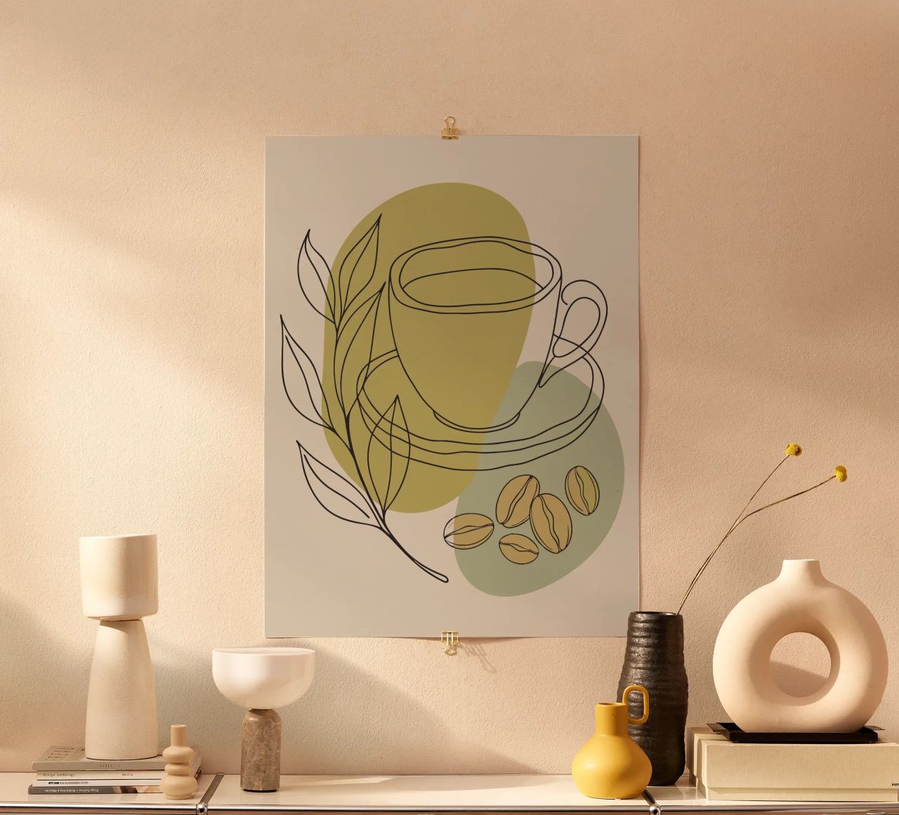 Coffee Cups poster by RELAXING TOUCH