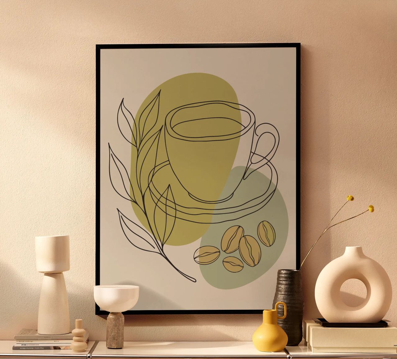 Coffee Cups poster by RELAXING TOUCH