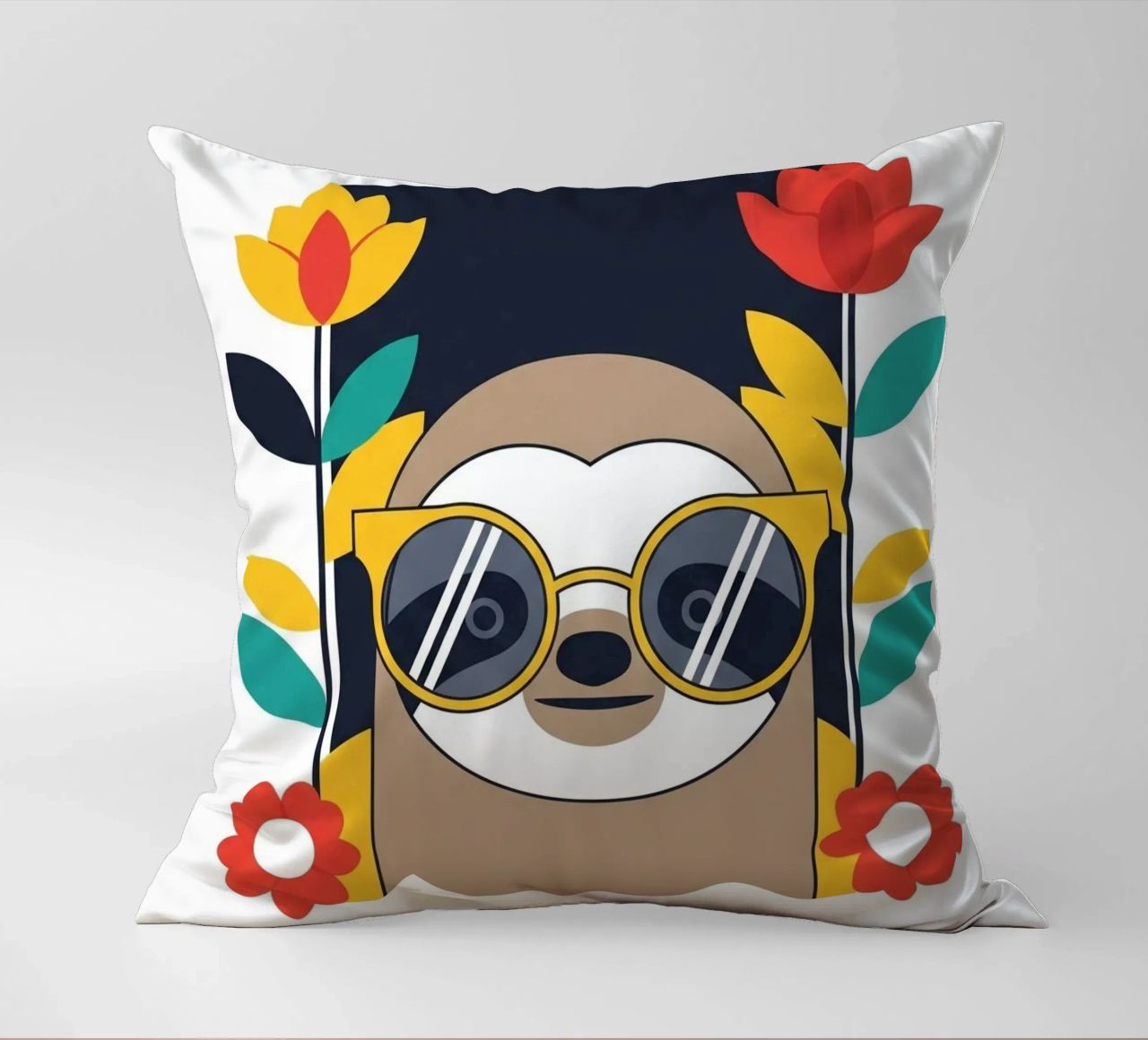 Cool Sloth with Sunny Vibes only cuscino da Zen Design