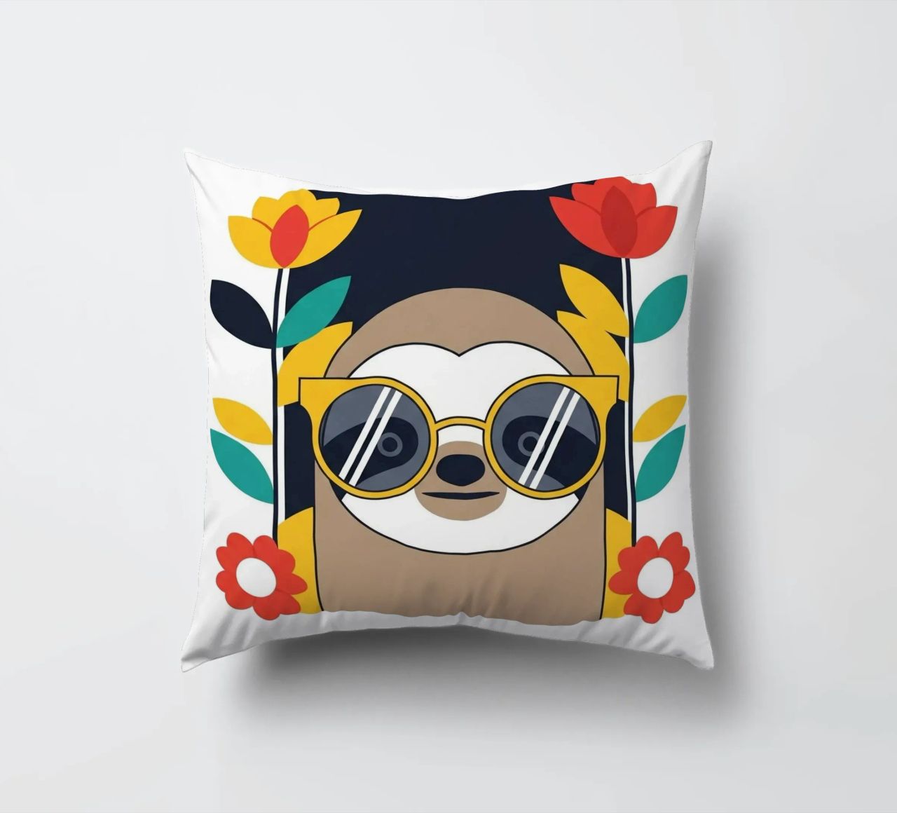 Cool Sloth with Sunny Vibes only cuscino da Zen Design