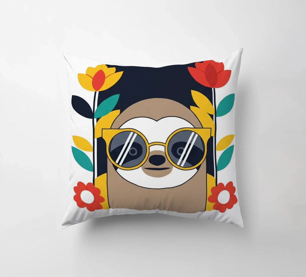 Cool Sloth with Sunny Vibes only cuscino da Zen Design
