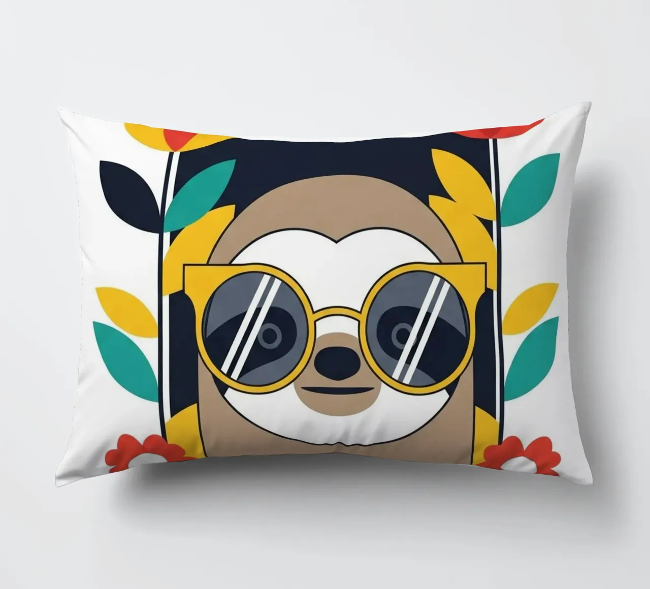 Cool Sloth with Sunny Vibes only cuscino da Zen Design