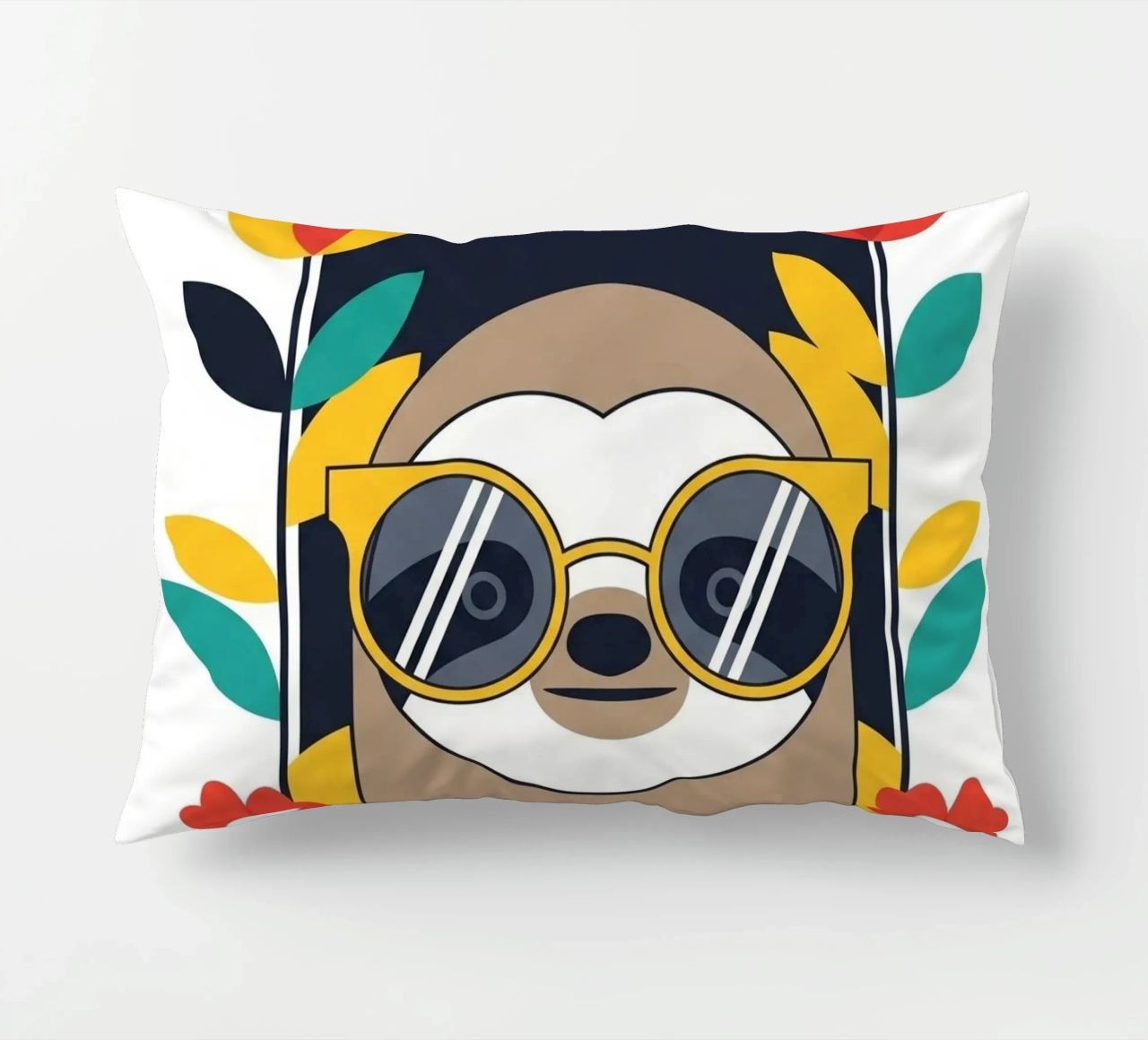 Cool Sloth with Sunny Vibes only cuscino da Zen Design