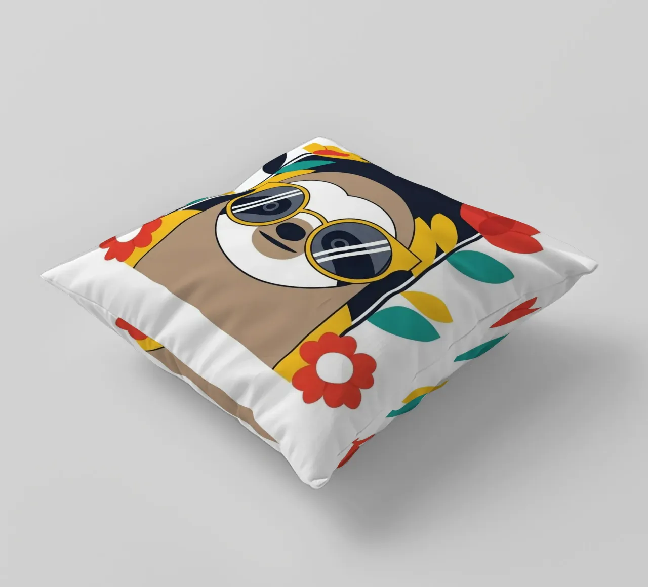 Cool Sloth with Sunny Vibes only cuscino da Zen Design