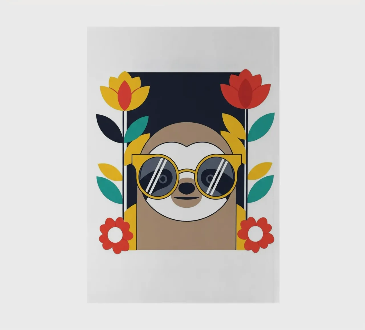 Cool Sloth with Sunny Vibes only diario da Zen Design