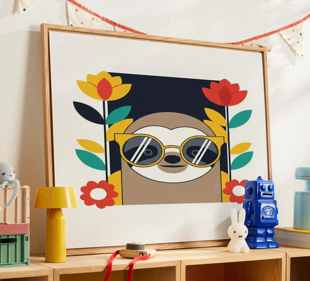Cool Sloth with Sunny Vibes only plexiglass da Zen Design
