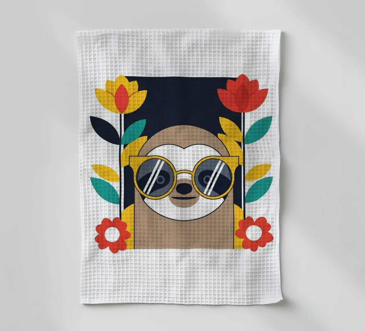 Cool Sloth with Sunny Vibes only canovaccio da cucina da Zen Design