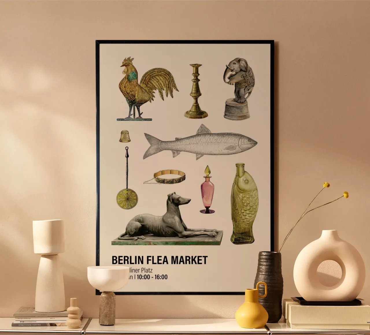 Berlin Flea Market IV poster da Vintage by JUNIQE