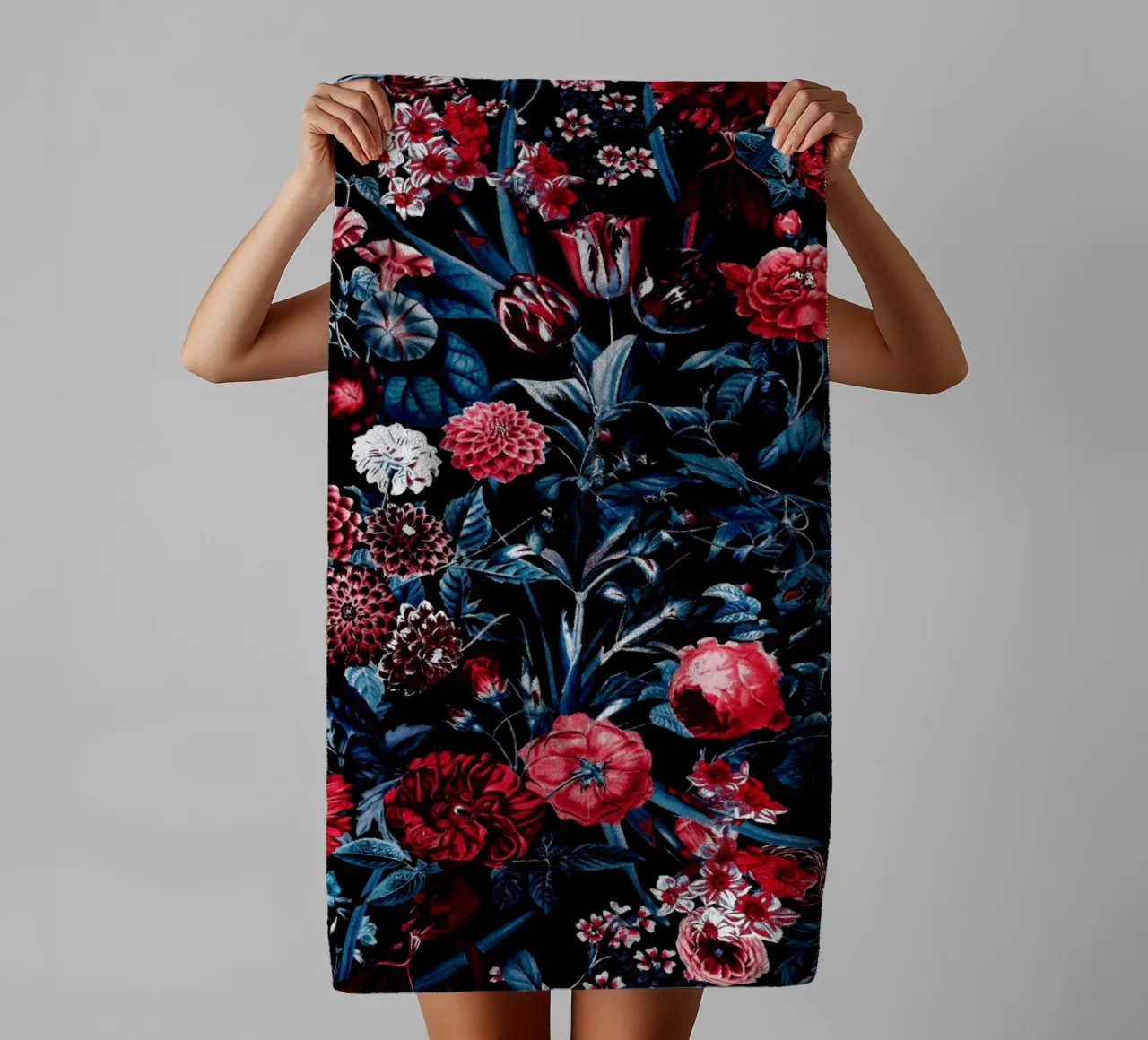 EXOTIC GARDEN - NIGHT XX towel by burcukorkmazyurek