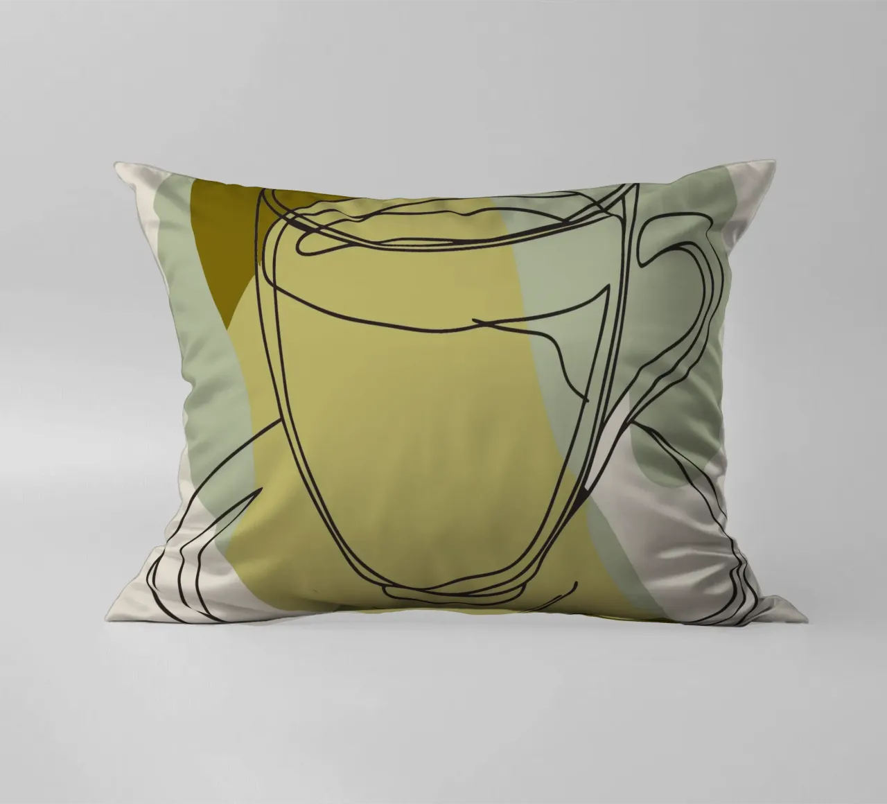 Coffee Glasses decorative cushion by RELAXING TOUCH