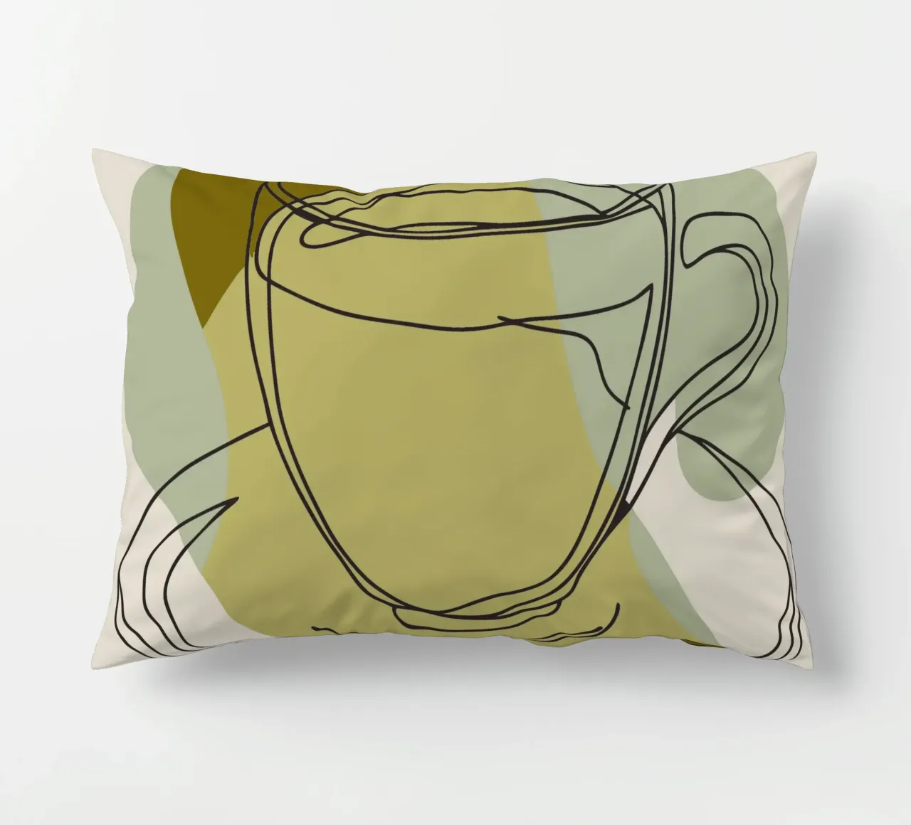 Coffee Glasses decorative cushion by RELAXING TOUCH