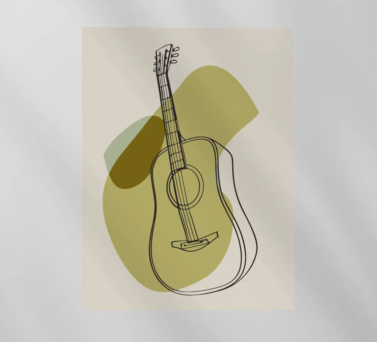 Chitarra minimalista pellicola backlit da RELAXING TOUCH