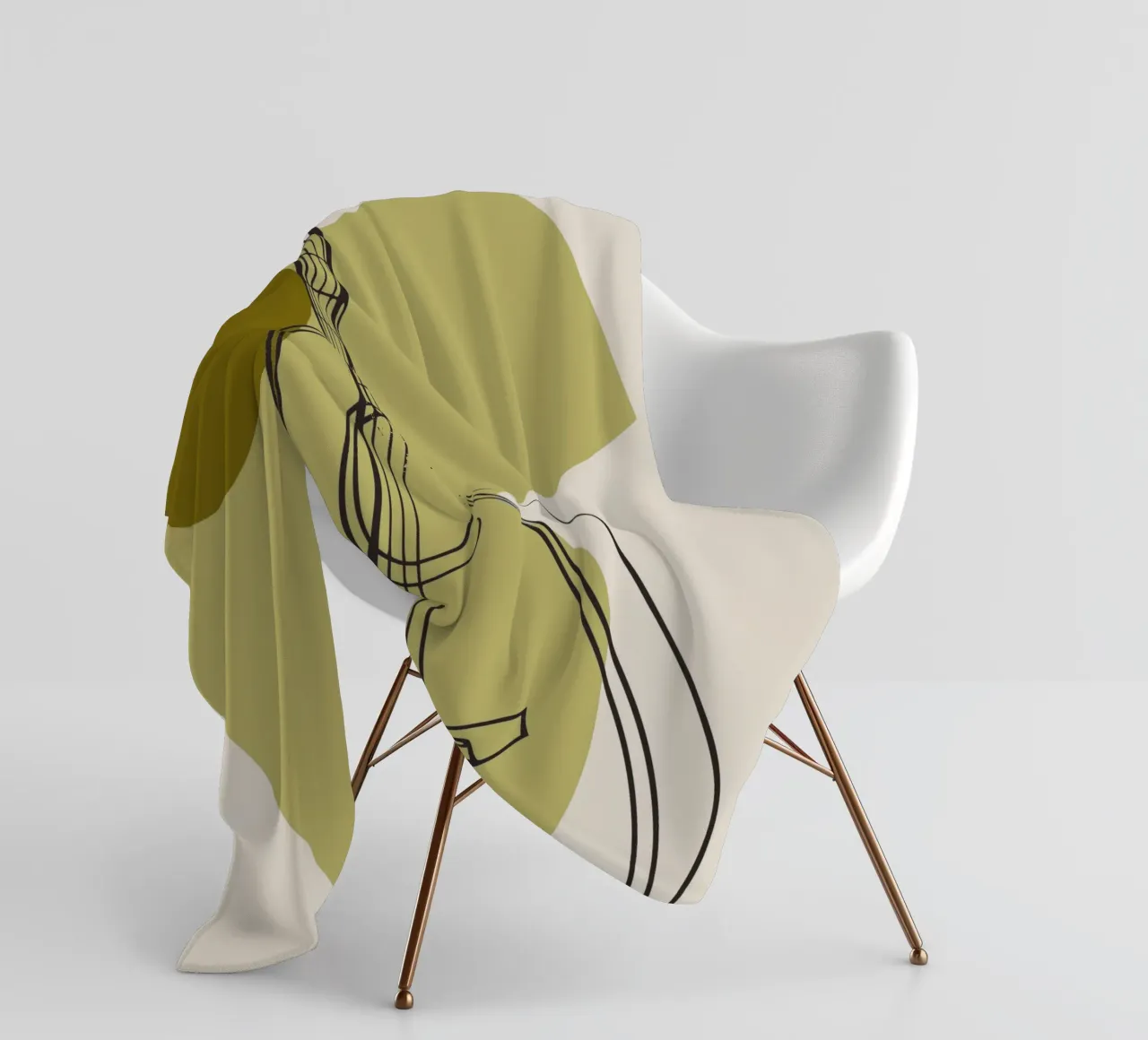 Chitarra minimalista coperta in pile da RELAXING TOUCH