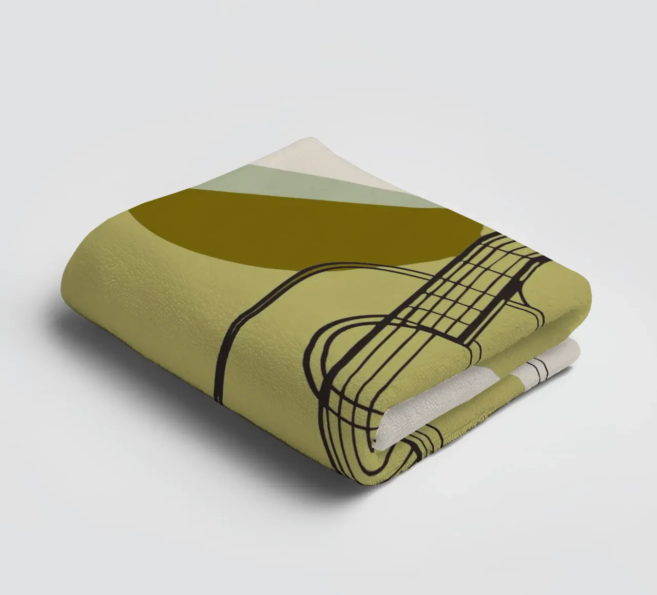 Chitarra minimalista asciugamano da bagno da RELAXING TOUCH