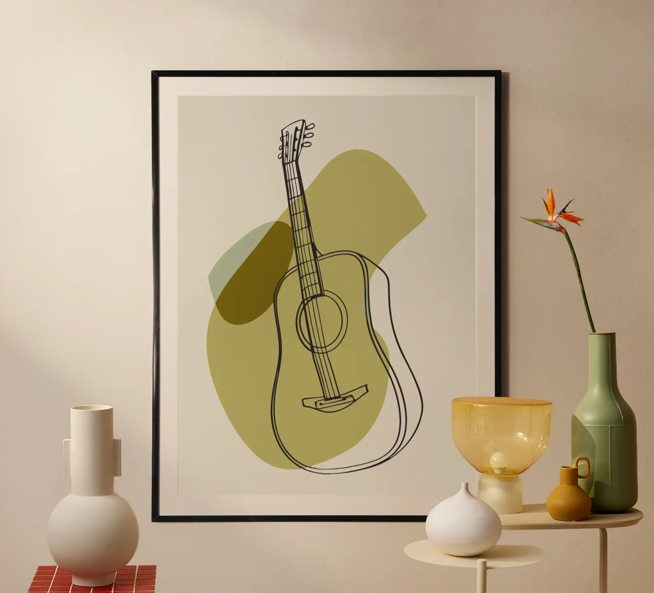 Chitarra minimalista carta hahnemühle da RELAXING TOUCH