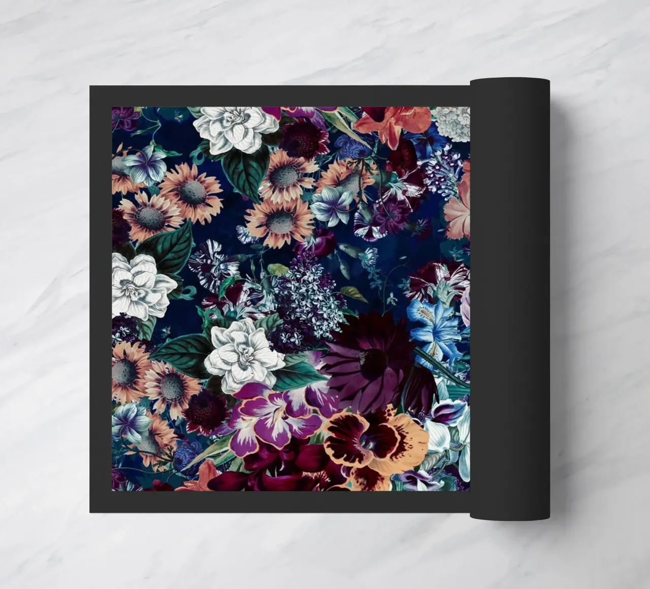 EXOTIC GARDEN - NIGHT XVI doormat by burcukorkmazyurek