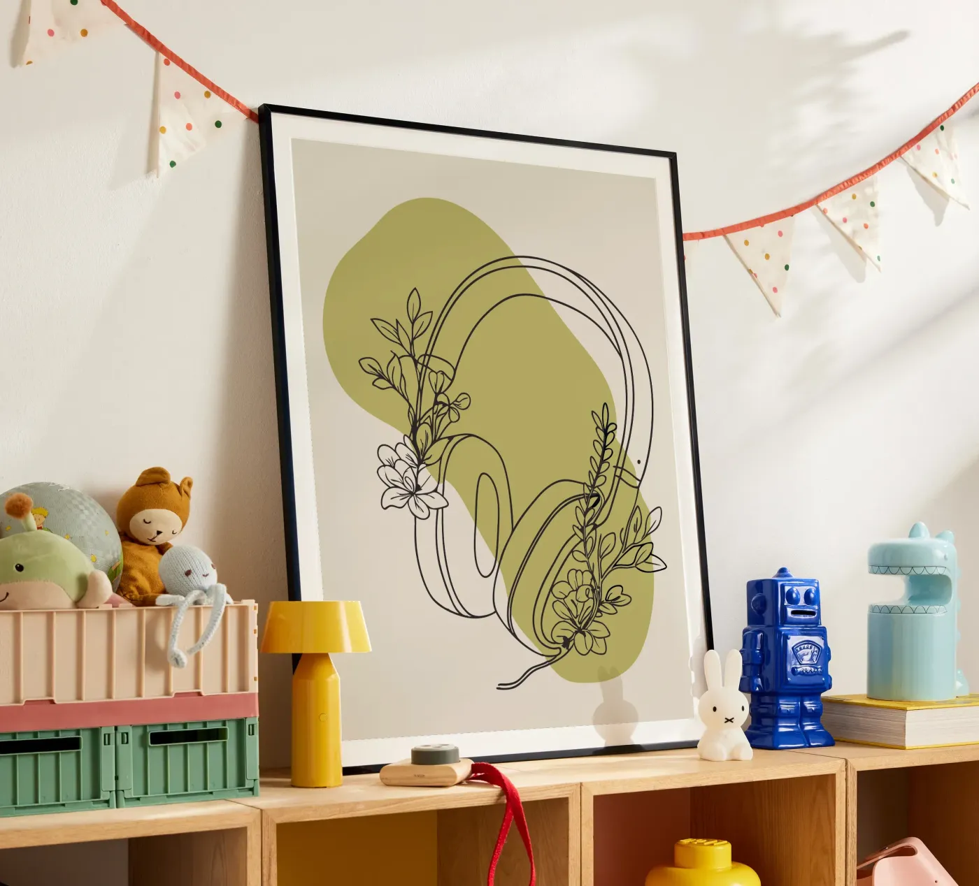 Cuffie minimaliste poster da RELAXING TOUCH