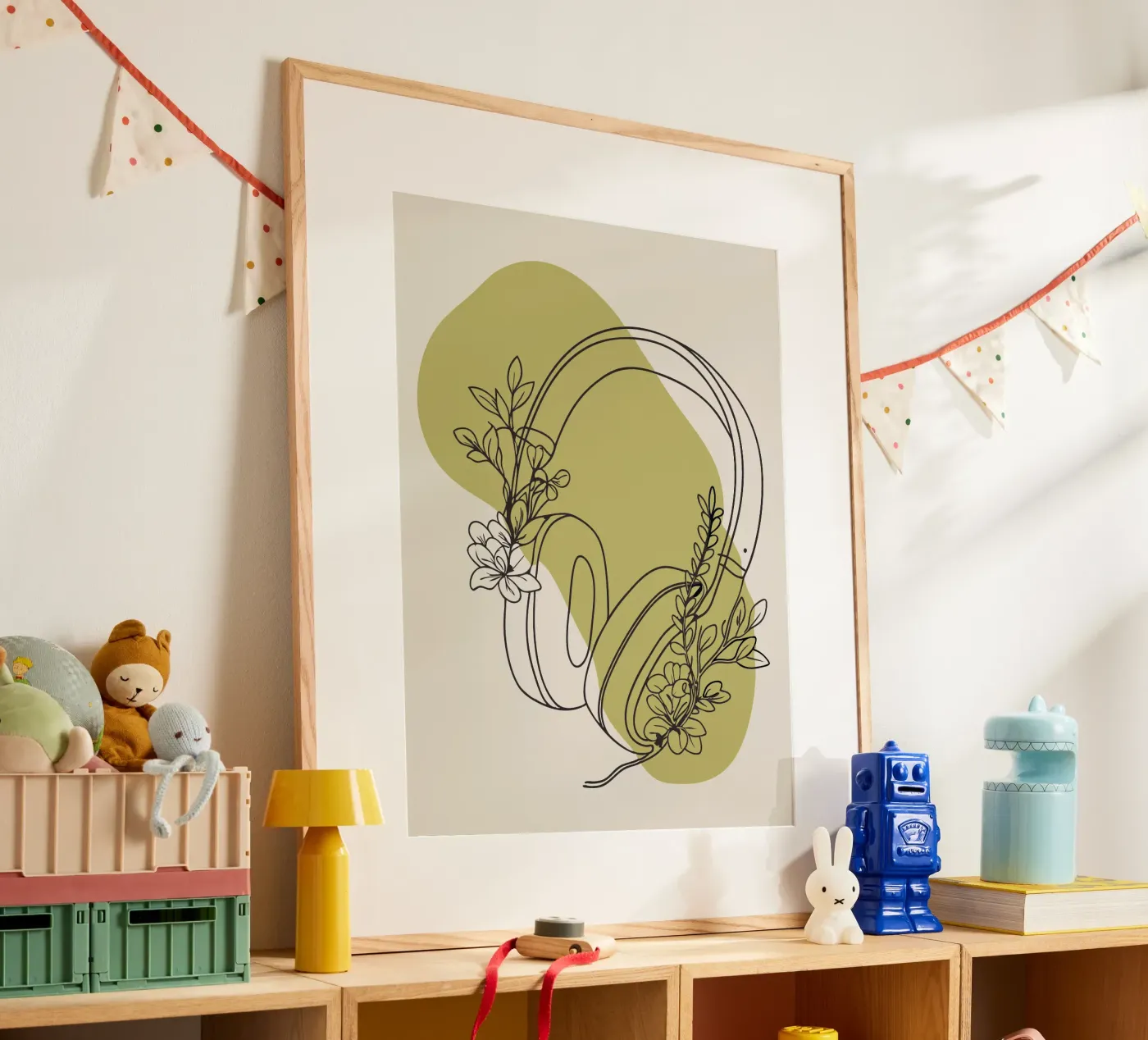 Cuffie minimaliste poster da RELAXING TOUCH