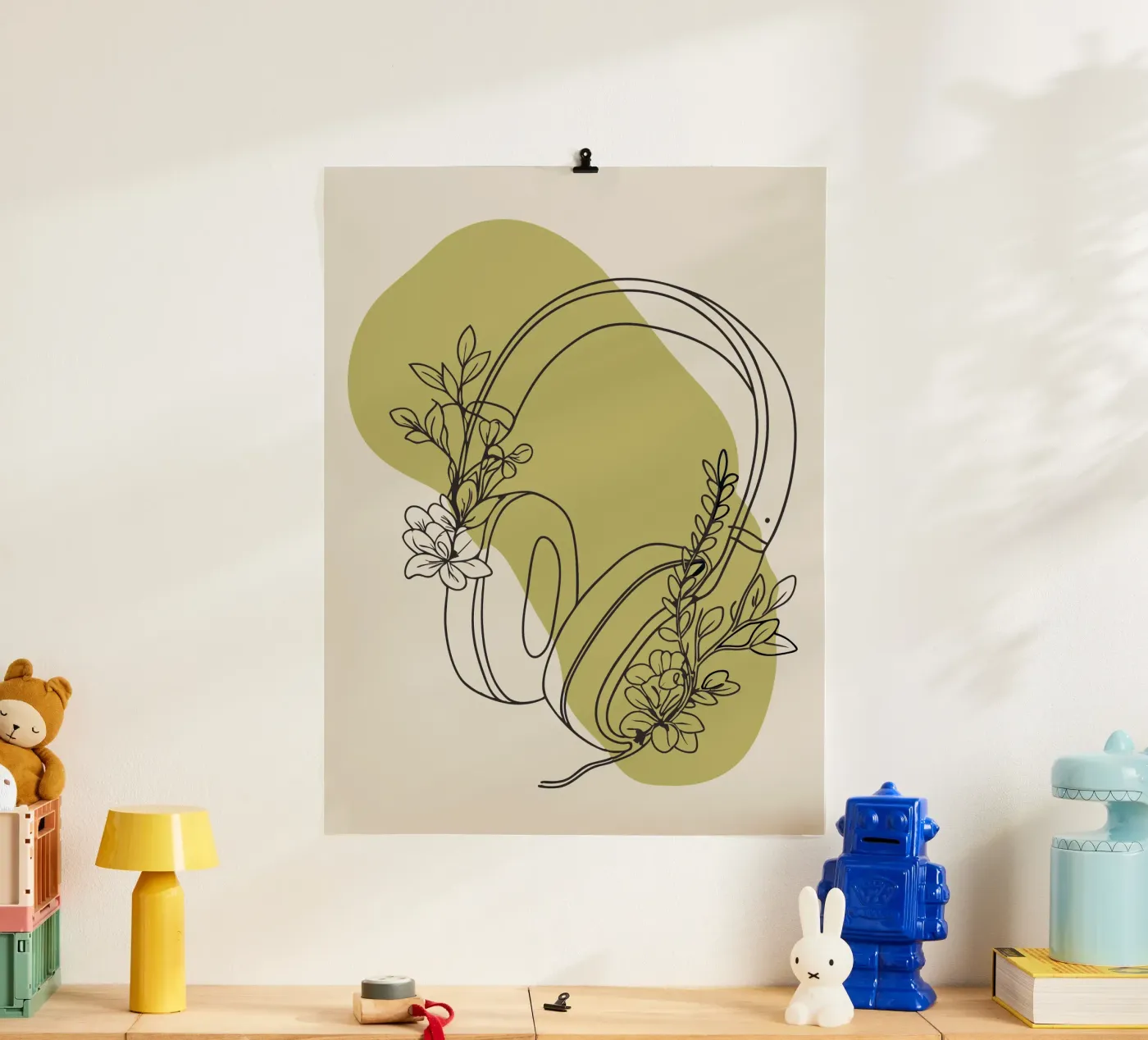 Cuffie minimaliste poster da RELAXING TOUCH
