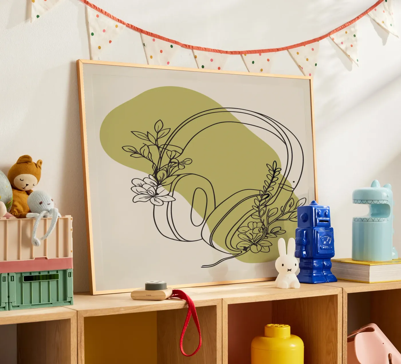 Cuffie minimaliste poster da RELAXING TOUCH