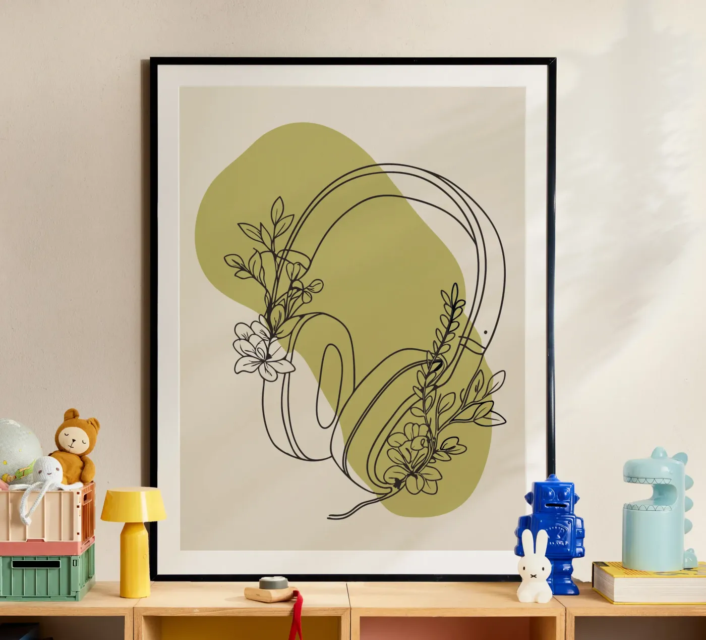Cuffie minimaliste poster da RELAXING TOUCH