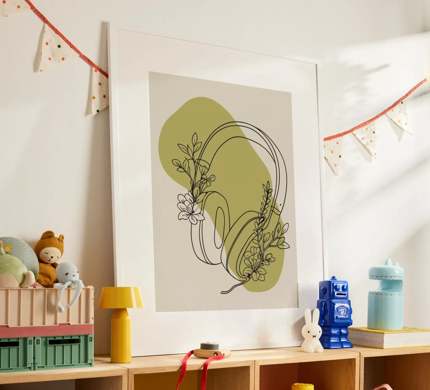 Cuffie minimaliste poster da RELAXING TOUCH
