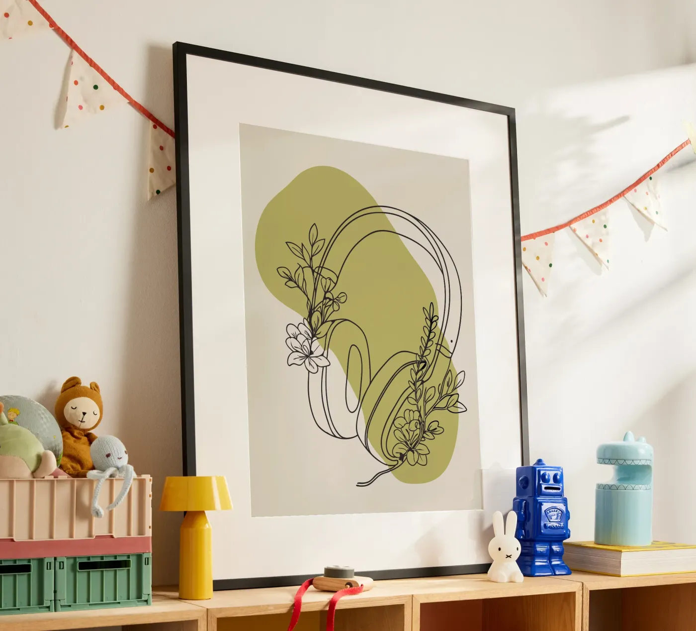 Cuffie minimaliste poster da RELAXING TOUCH