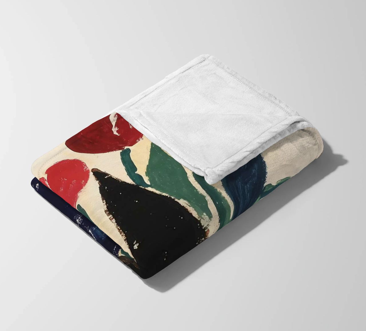 Tulipani in vaso coperta in pile da Olga Wildrose