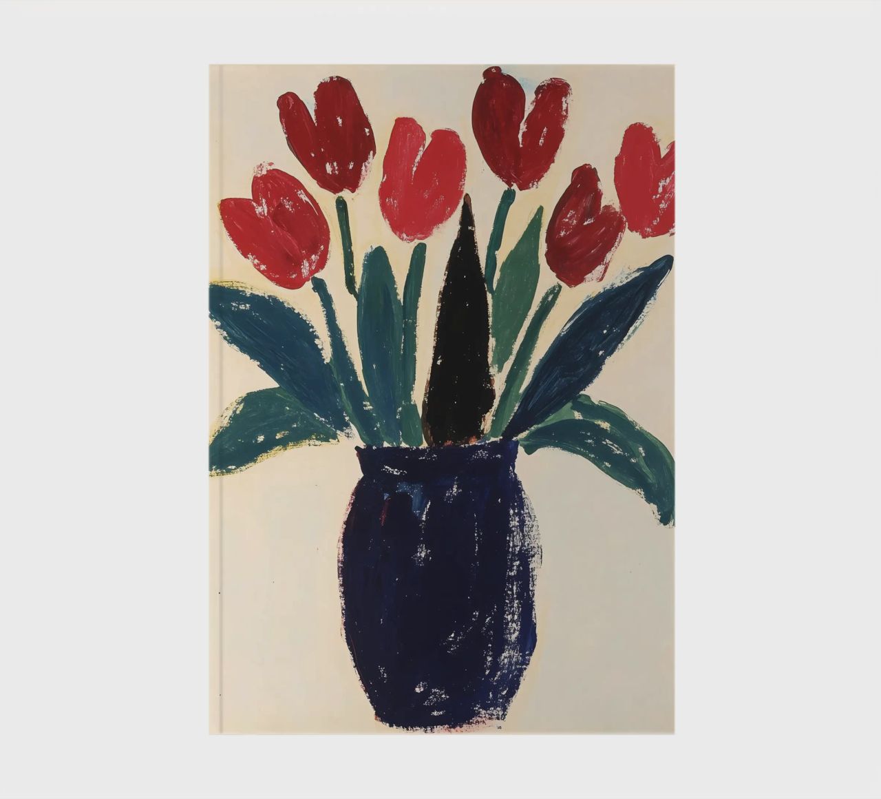 Tulipani in vaso diario da Olga Wildrose