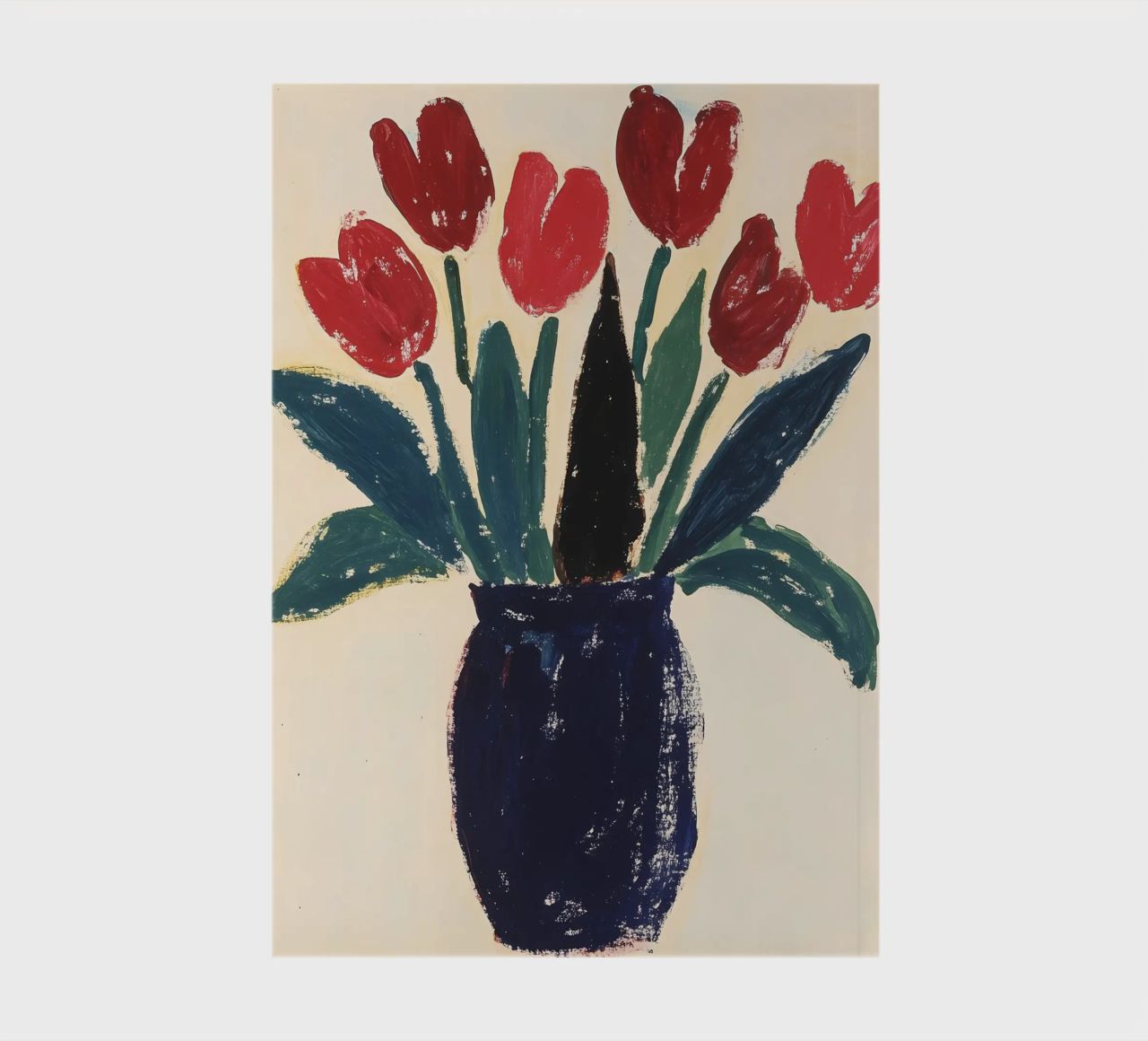 Tulipani in vaso diario da Olga Wildrose