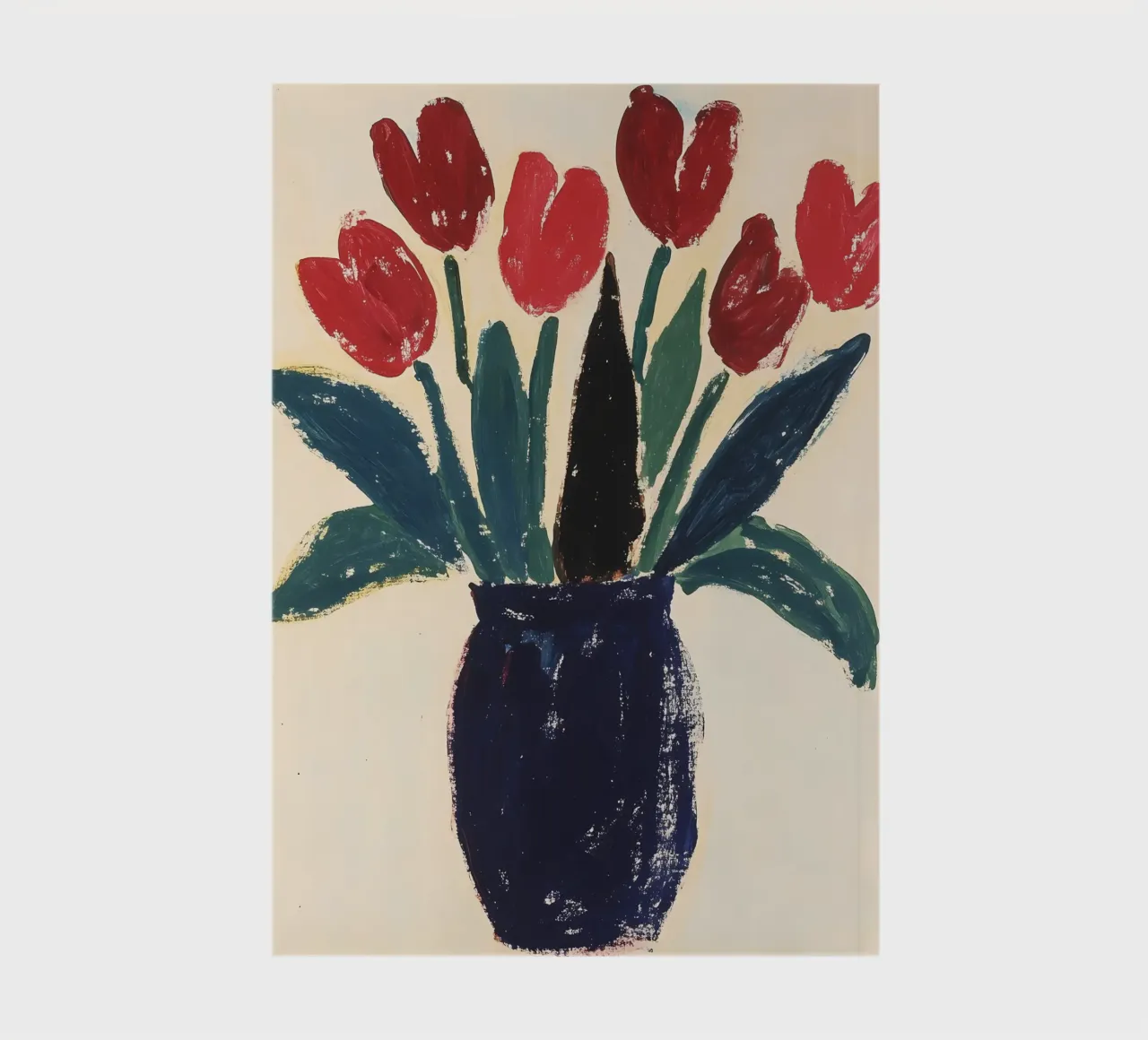 Tulipani in vaso diario da IamHomeStudio