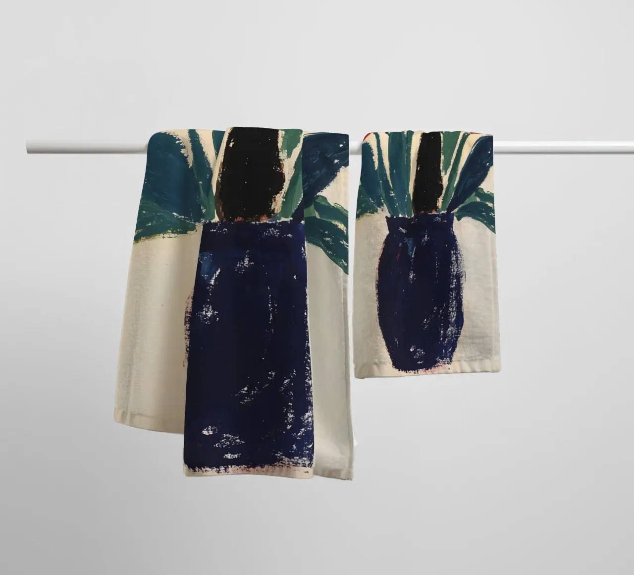 Tulips in vase towel by IamHomeStudio