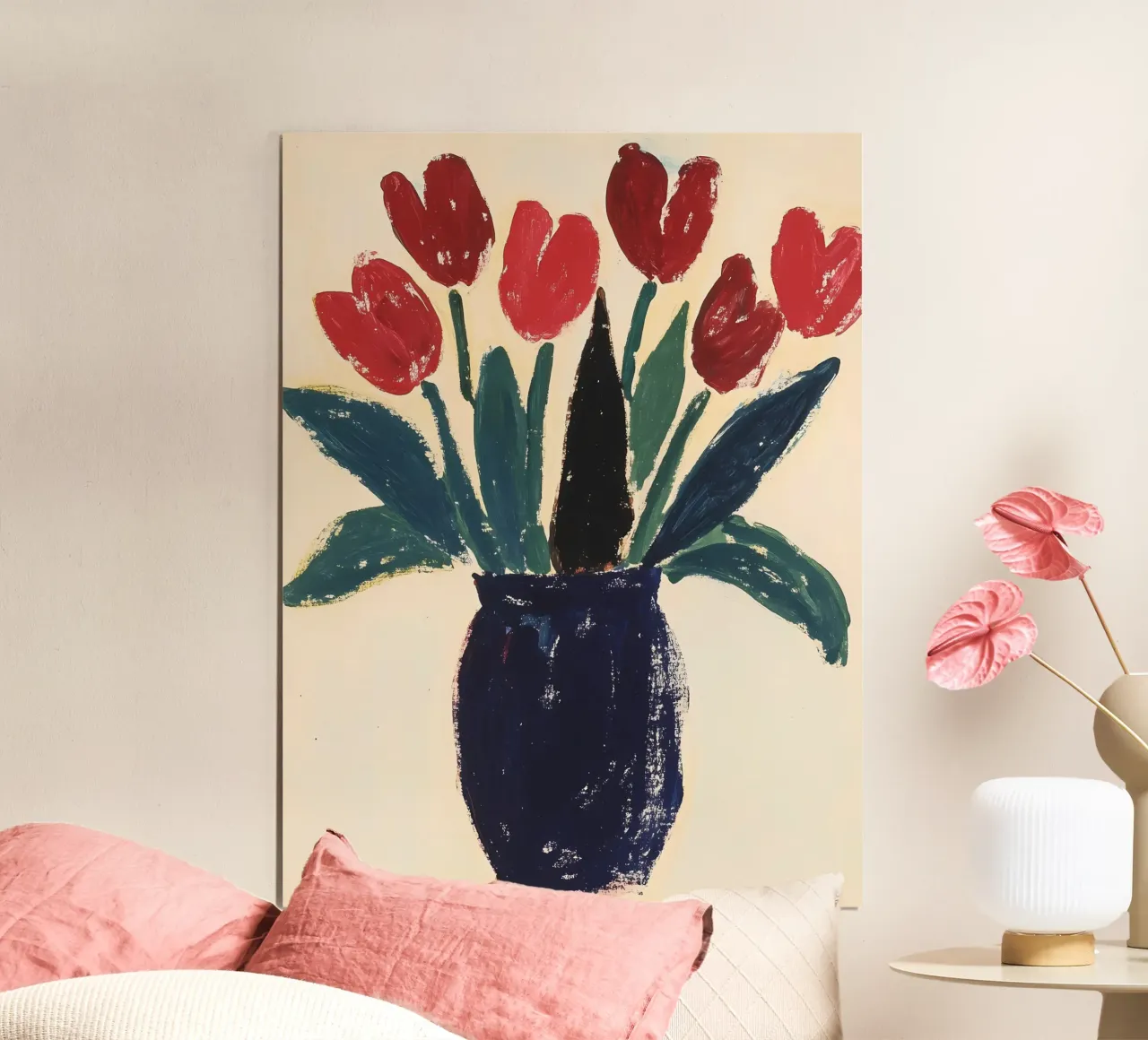 Tulipani in vaso poster da IamHomeStudio