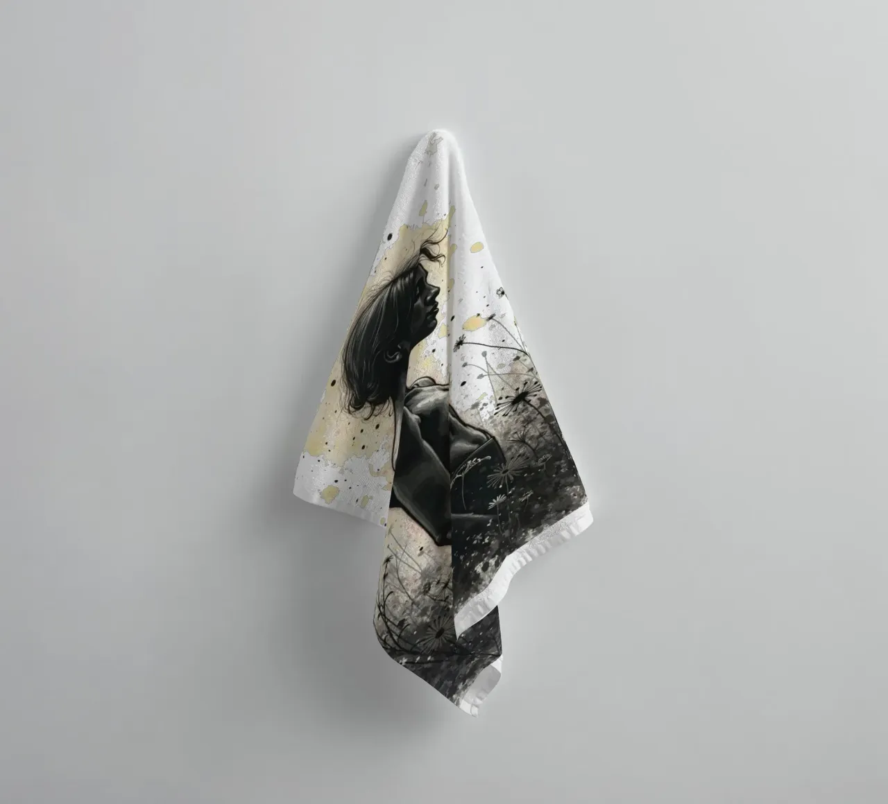 La quiete selvaggia asciugamano da bagno da Dustlight Atelier