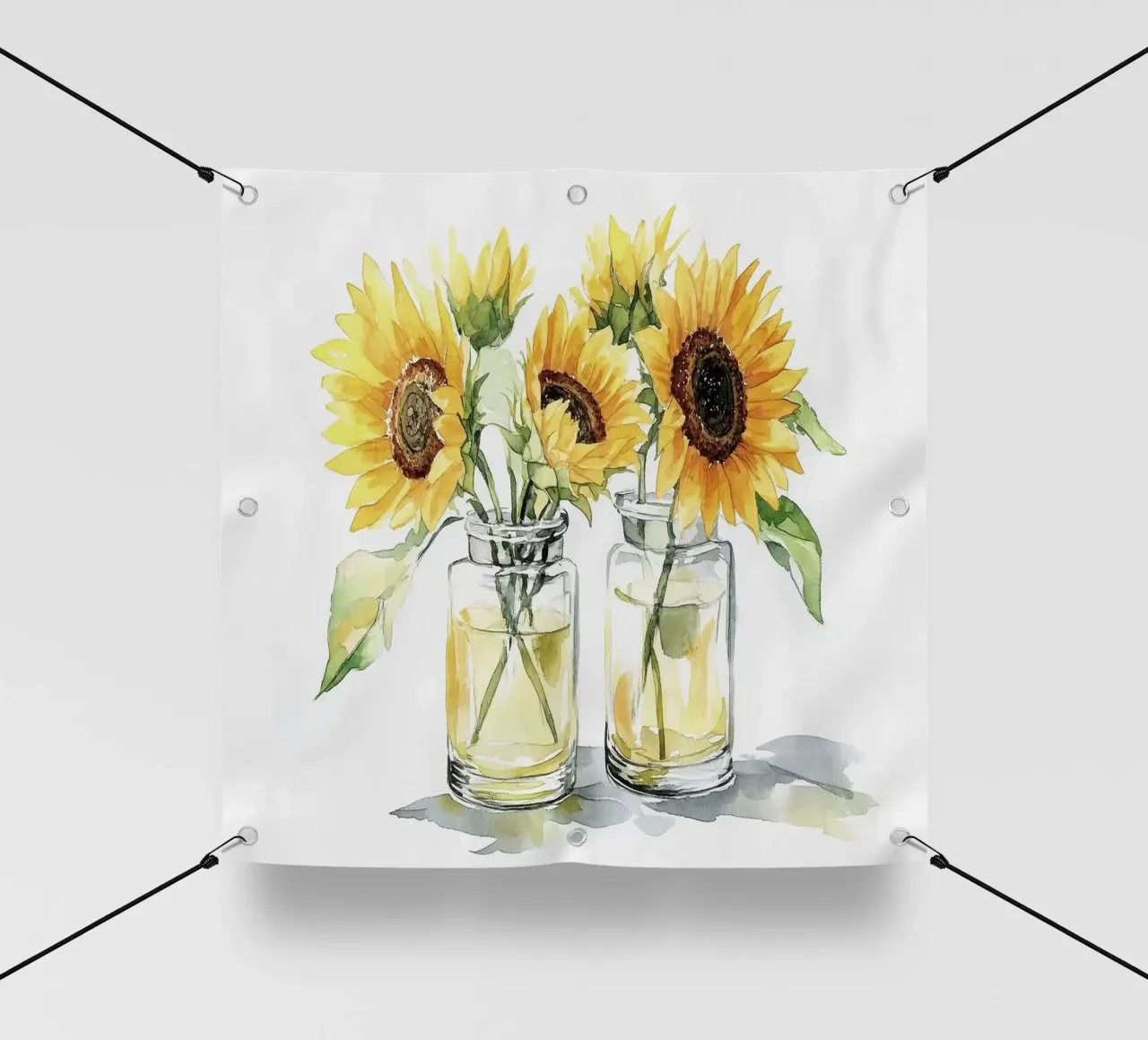 girasoli telo in pvc da Kevin Walters