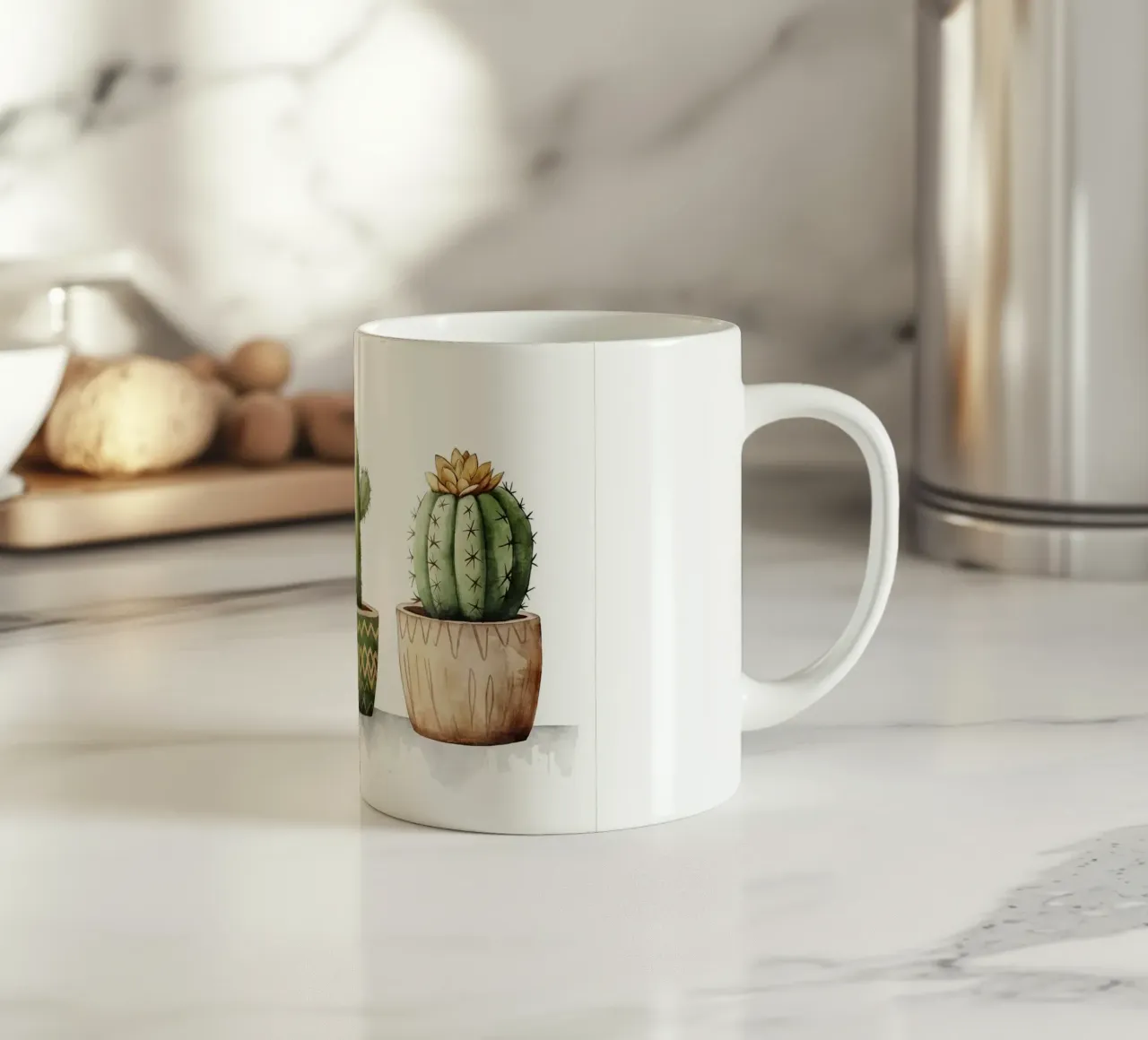 pianta in vaso tazza in ceramica da Kevin Walters