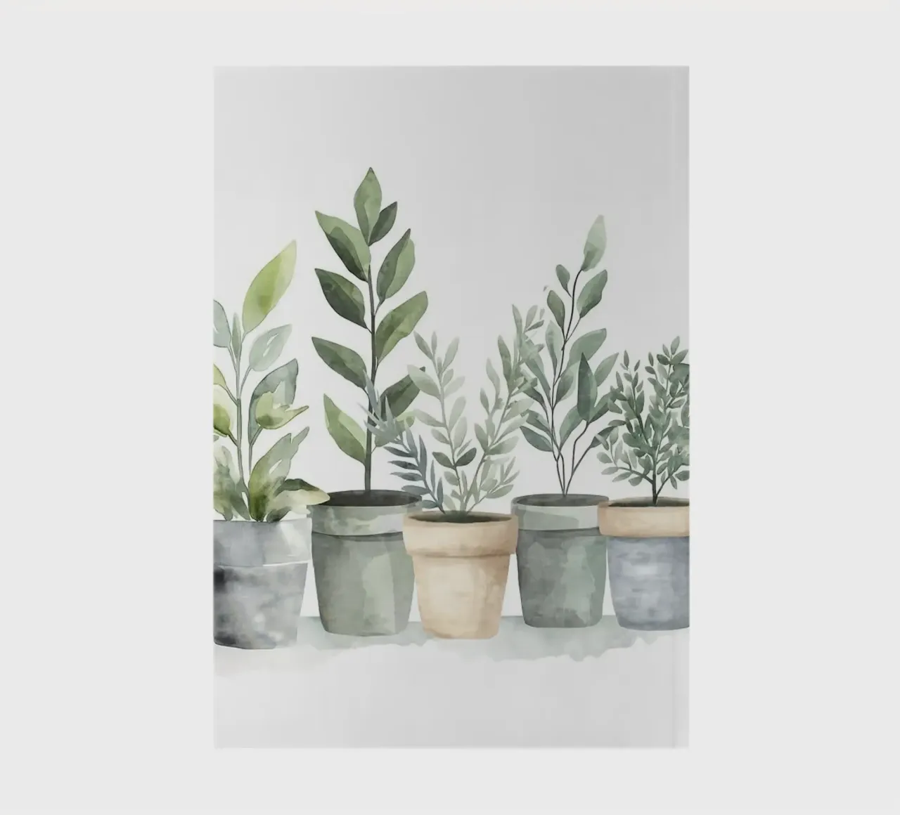potted plants notebook by Kevin Walters