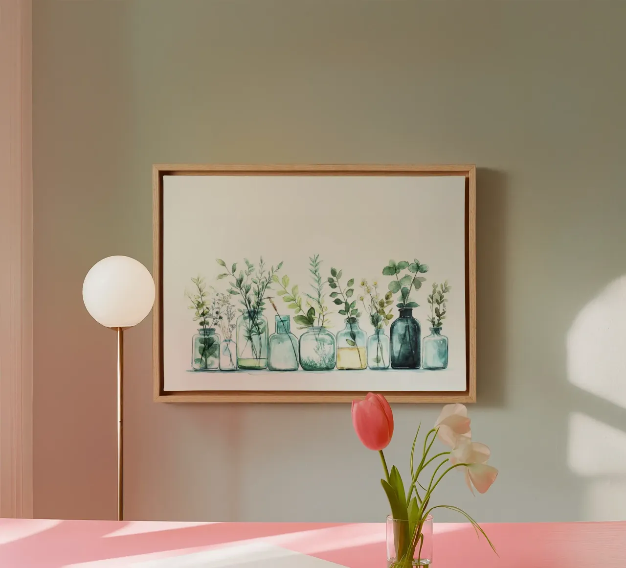 plants canvas by Kevin Walters