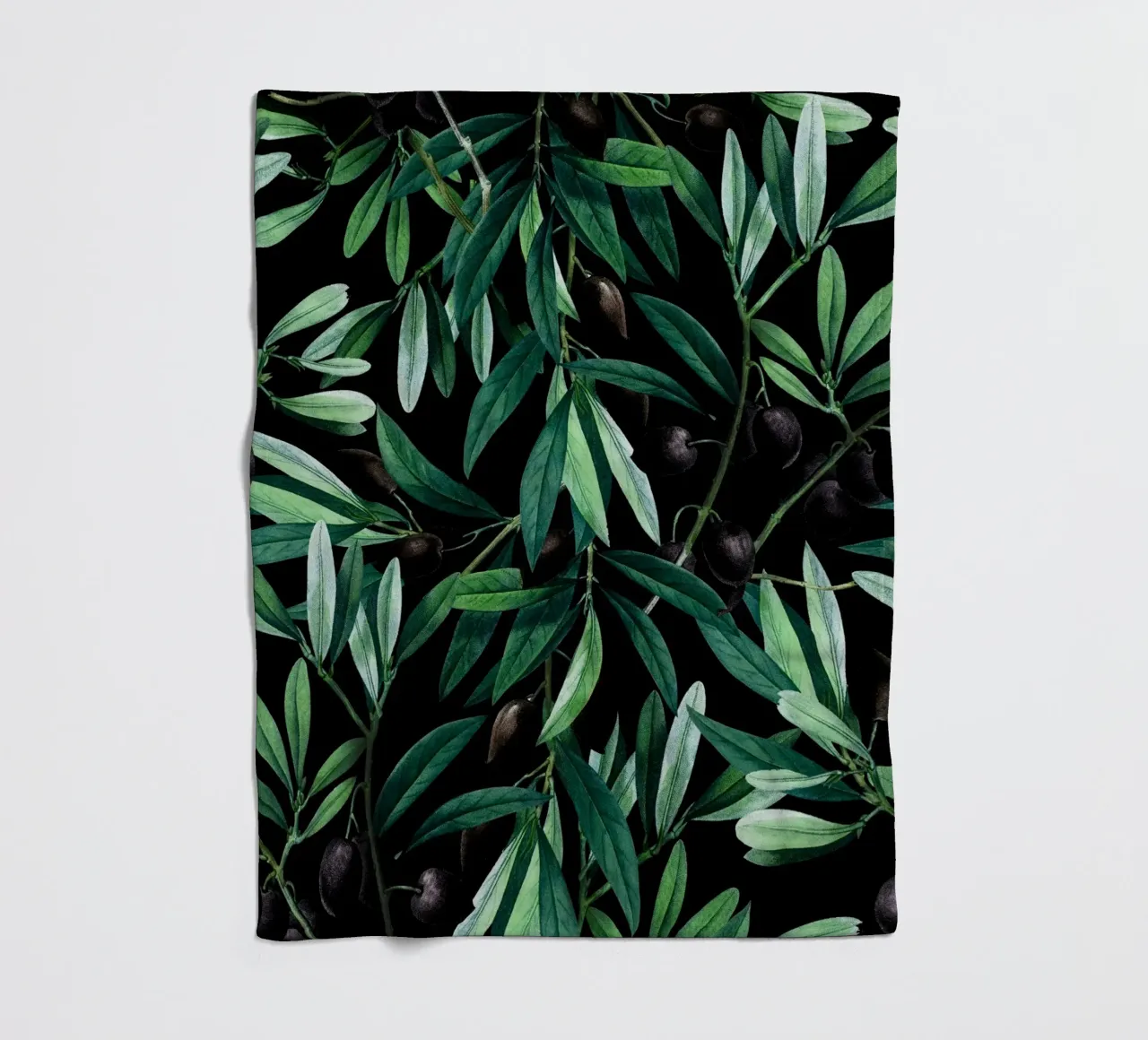 Olive Fleecedecke von burcukorkmazyurek