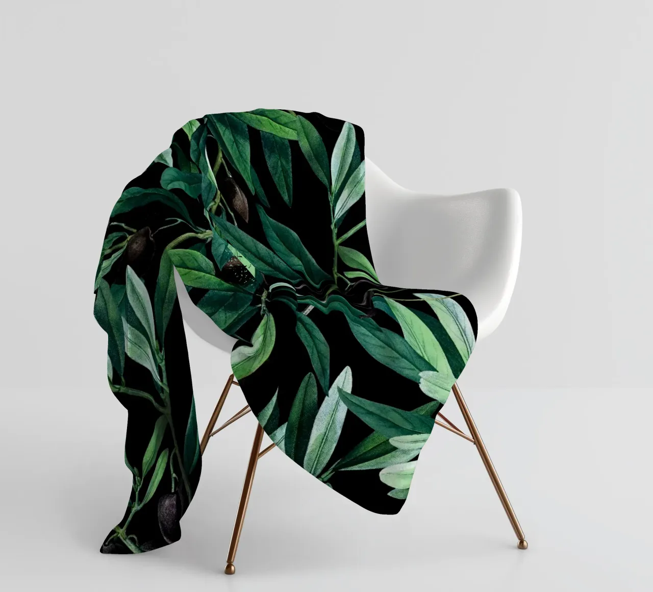 Olive Fleecedecke von burcukorkmazyurek