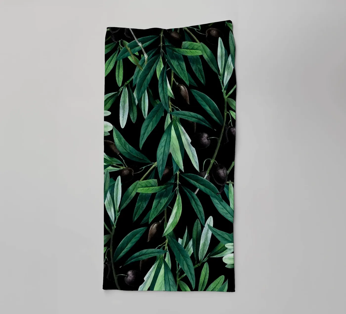 Olive badhanddoek van burcukorkmazyurek