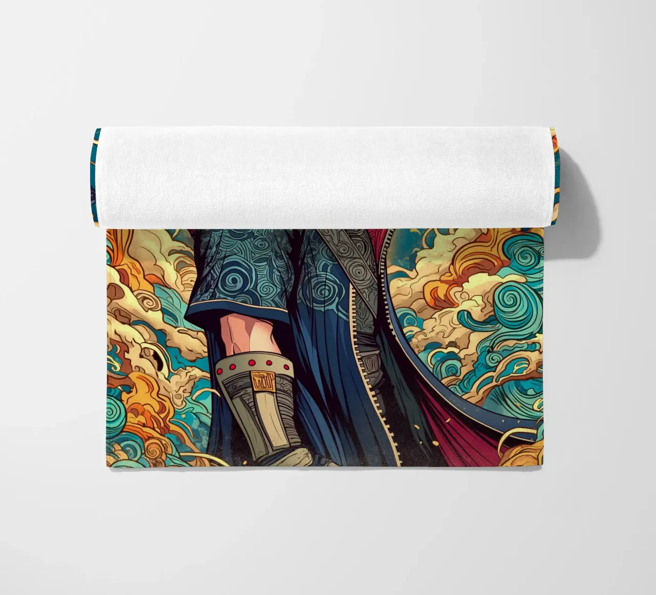 Naruto beach towel by Fleur de Lys