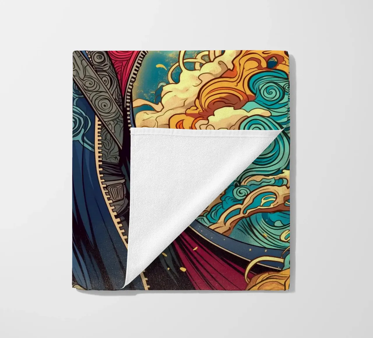 Naruto beach towel by Fleur de Lys
