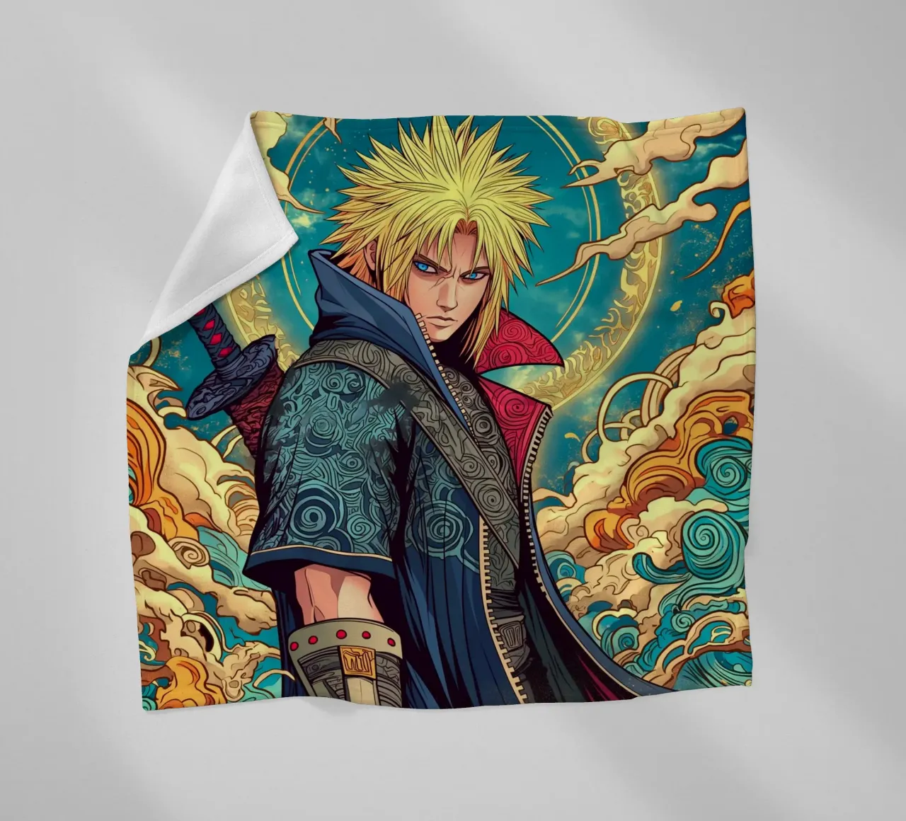 Naruto fleece blanket by Fleur de Lys