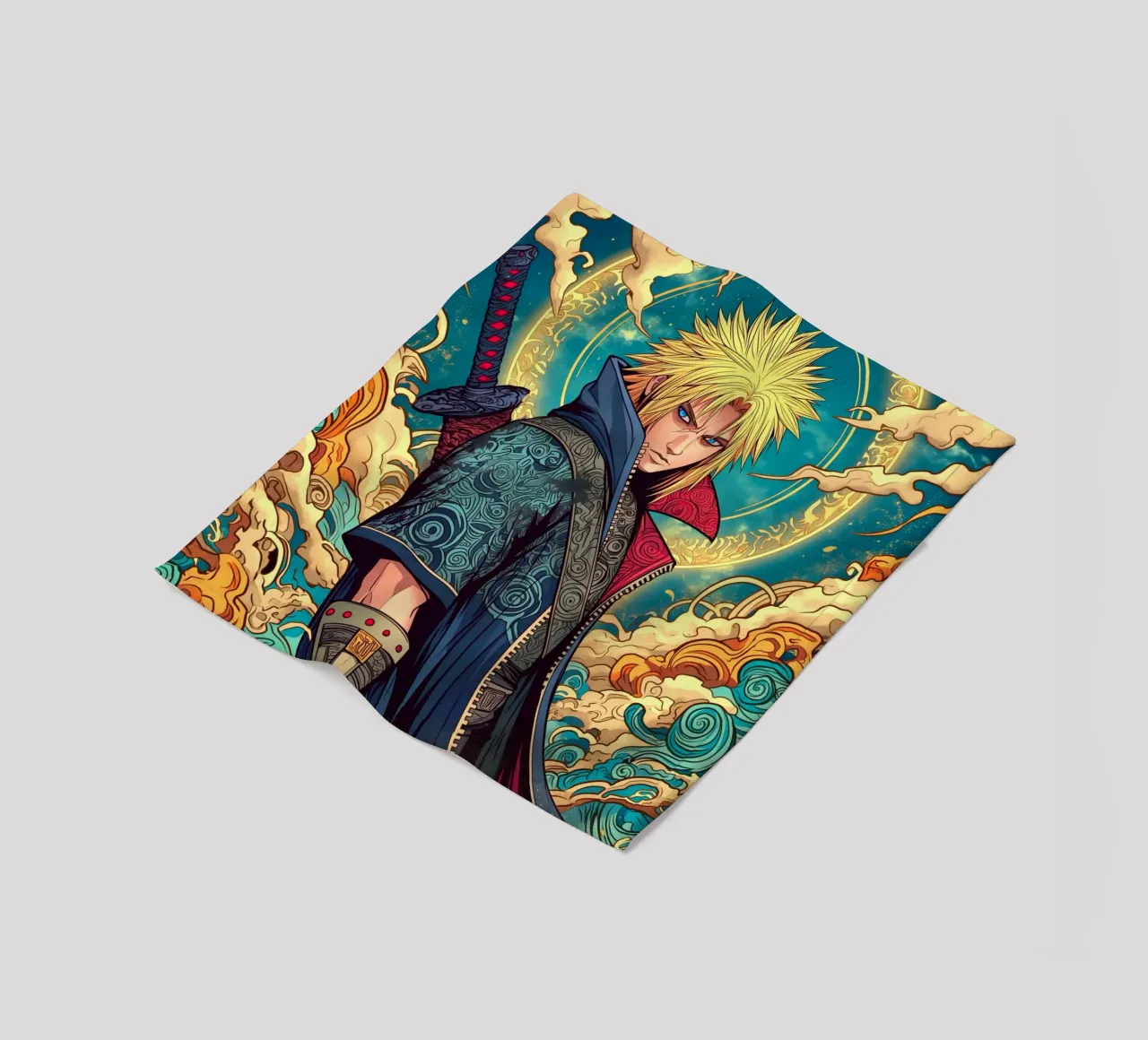 Naruto fleece blanket by Fleur de Lys