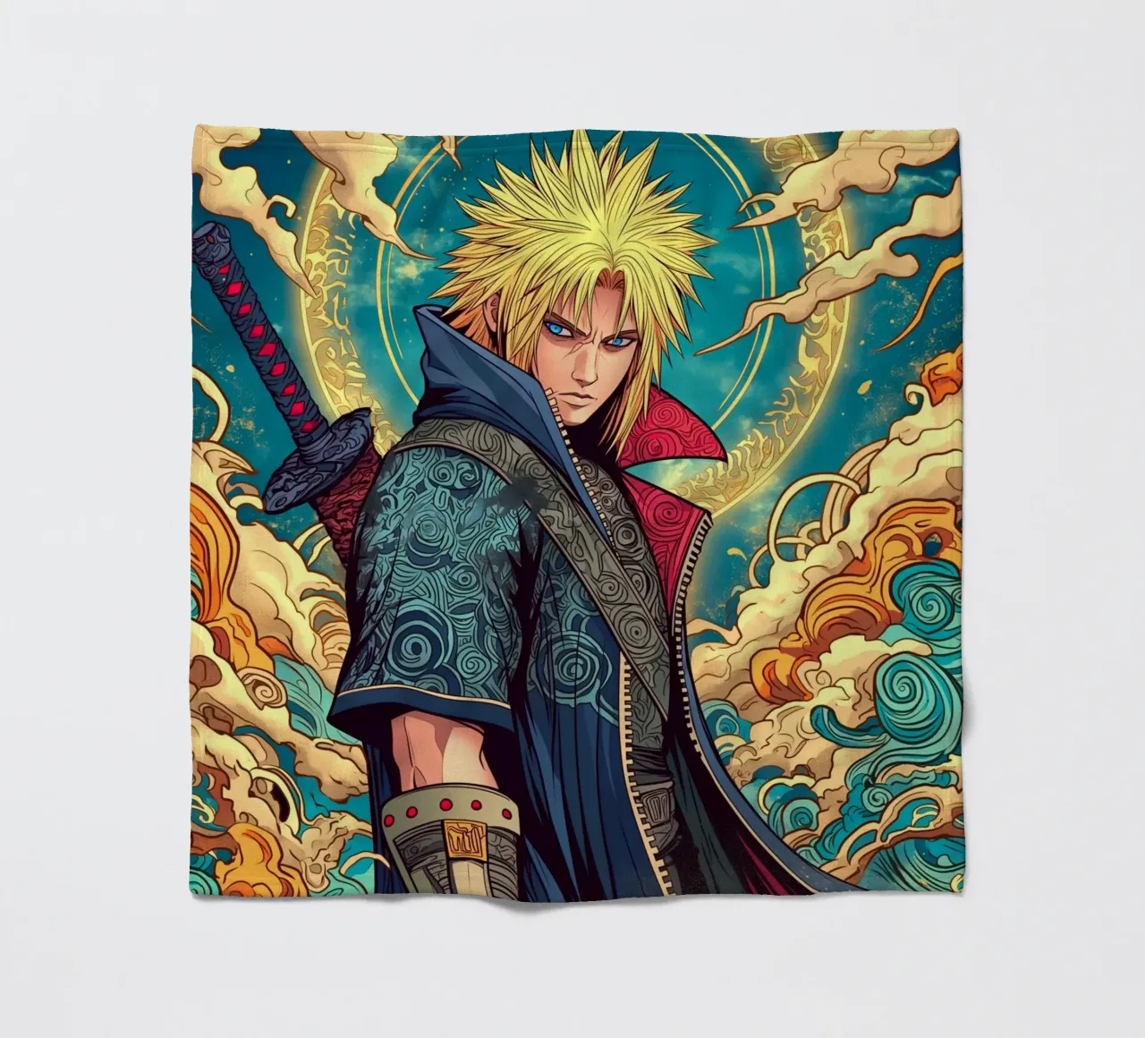 Naruto fleece blanket by Fleur de Lys